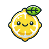 Joyeux dessin animé citron