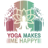 Yoga makes me happy