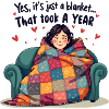 Quilting Sewing - Self-Sewn Blanket