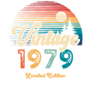 Millésime 1979 Anniversaire Rétro
