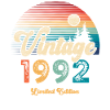 Millésime 1992 Anniversaire Rétro