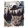 Funny Cats Selfie Ufo