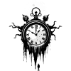 Surreal Gothic Clock Design