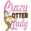 Otter Crazy Otter Lady