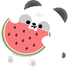 Panda Pastèque