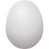 A white egg