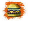Playful Hamburger Cartoon Print