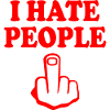 I hate people