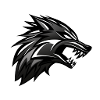 Wolf Emblem, Wild Wolf, Wolf Head