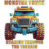 TRUCK ROARING THROUGH THE TERRAIN