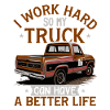 Citation Truck Travail Dure Espoir