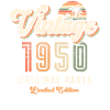 Millésime 1950 Anniversaire Rétro
