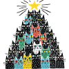 Black Cats Christmas Tree