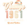 Millésime 1961 Anniversaire Rétro