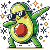 Dabbing avocado