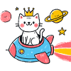 Chat dans l’espace
