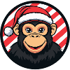 Monkey Christmas X-Mas