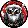 Owl Christmas X-Mas