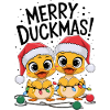 Duck Ducks Christmas Farmer Funny Merry Duckmas