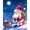 Christmas Man with Gifts Sack