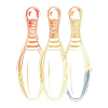 Bowling Retro Look