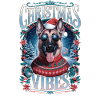 German Shepherd Christmas Vibes