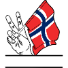 Flagge Norwegen Friedenszeichen Textraum