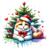 Chat mignon Noël