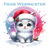 Chat mignon Noël