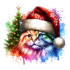 Chat mignon Noël
