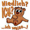 Cute bear saying