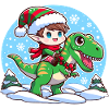 Elf and T rex