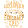 February 2016 Birthday Legend