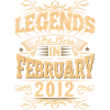 February 2012 Birthday Legend
