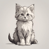 Sad cat