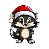 Hérisson Noël Mignon