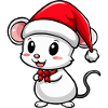 Mouse Christmas Cute