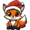Fox Christmas Cute