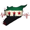 Bandiera Siria - Centrotavola