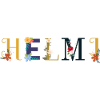 Le nom HELMI est fleuri