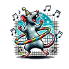 Singing Rat with Hoop Dance