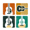 Vintage Guitar Pick Guitarist Gift