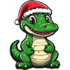 Alligator Christmas