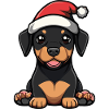 Doberman Dog Christmas