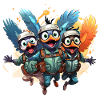 The Feathered Flyers