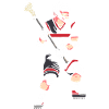 Lacrosse Player Pixel