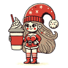 Christmas Coffee Lover Gnome