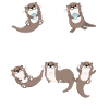 Loutre J’aime les loutres