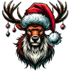 Deer Christmas Reindeer