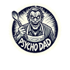 Psycho-Papa mit Kochlöffel